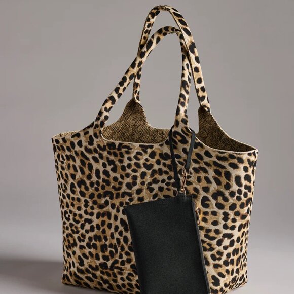 Shiraleah Cheetah Leopard Print Tote Bag - Robbie Tote - Picture 2 of 6